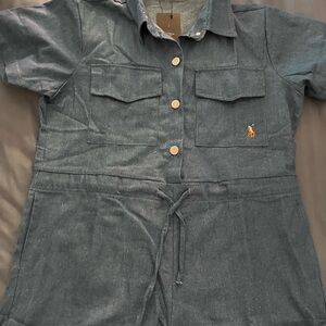 Ralph Lauren Denim Jumpsuit - Blue